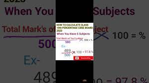 how to calculate percene in cl 10