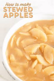 quick easy stewed apples