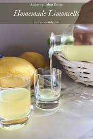 how to make homemade limoncello recipe