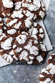 Chocolate Crinkle Cookies gambar png