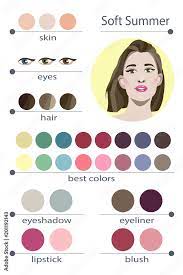 makeup colors for soft summer type