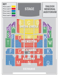 seating chart nc theatre