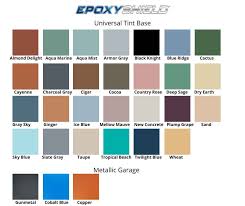 garage floor paint epoxy colors