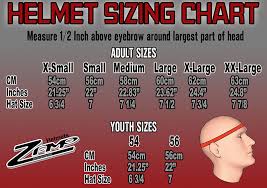 Zamp Helmet Sizing Chart Word Racing