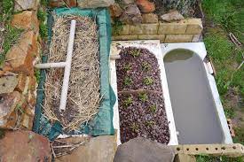 home made 3 bathtub greywater system