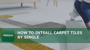 how to install carpet tiles in living