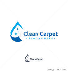 clean carpet logo vector interiors