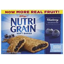 nutri grain cereal bars blueberry