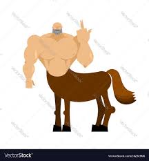 Centaur Fairytale Creature Man Horse Isolated Vector Image