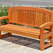luna wood memorial bench
