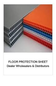 pp black correx floor protection sheet