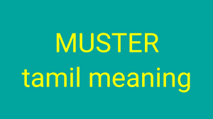 muster tamil meaning sasiar you
