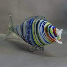 Big Glass Fish Murano Italy 1950 1955