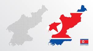 set of political maps of north korea