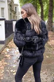 Black Fur Jacket Fur Clothing Fur Fashion