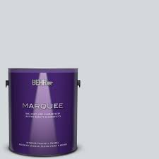 Behr Marquee 1 Gal Mq3 25 Gray Shimmer One Coat Hide Eggshell Enamel Interior Paint And Primer In One