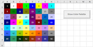 Cell Background Colors In Excel Vba In