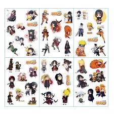 Buy Bowinr 6 Pack Japanese Anime Stickers, Kawaii DIY Decal for Notebook,  Journal, Gift Box and Scrapbooking Decoration (Naruto Shippuden) Online at  Low Prices in India - Amazon.in