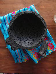 how to cure a molcajete mexican made