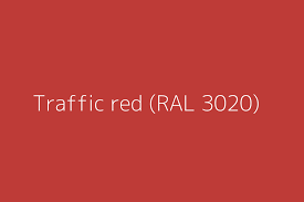 traffic red ral 3020 hex code