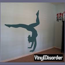 gymnast wall decal vinyl wall decals