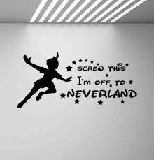 Peter Pan Wall Decal This I M Off