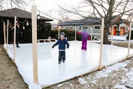 how do you build an outdoor ice rink