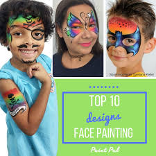 top 10 face painting designs