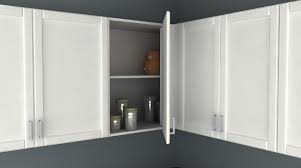 The most common way that utilizes a kitchen corner is the lazy susan. Ikea Kitchen Hack A Blind Corner Wall Cabinet Perfect For Irregular Kitchens