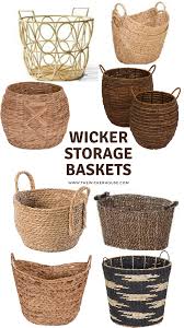 wicker storage baskets the wicker house