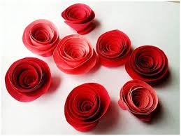 how to make rolled paper roses diy