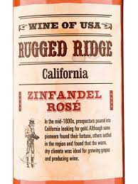 rugged ridge zinfandel rosé vivino