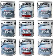 ronseal diamond hard garage floor paint steel blue 2 5 litre