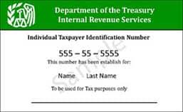 Check spelling or type a new query. Us Itin Individual Taxpayer Identification Number For Non Residents