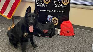 tyler police k9 receives special gifts