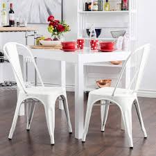 Lacoo 18 In Light White Metal Dining