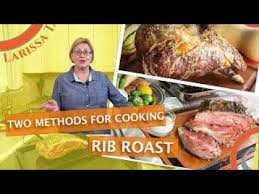 cooking methods for a rib roast