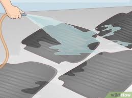 3 ways to clean car floor mats wikihow