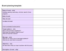 Conference Planning Checklist Template