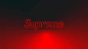 Neon red aesthetic background laptop. Supreme For Laptop