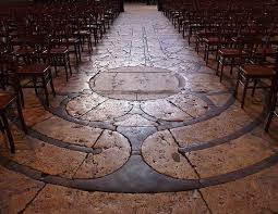 labyrinth at chartres cathedral