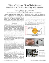 Pdf Effects Of Lubricant Oil On Sliding Contact Phenomena