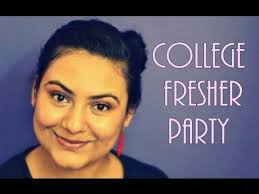 college fresher party makeup you