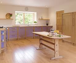 oak and paint shaker style kitchen hout