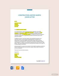 construction cover letter template in