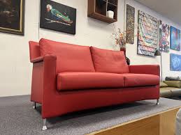 leolux paian 2 5 seater sofa red
