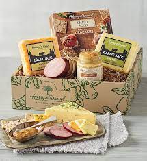 harry david clic meat and cheese gift box