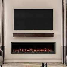 Maple Wood Fireplace Mantel Shelf