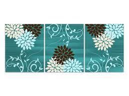 Teal And Brown Wall Decor Turquoise