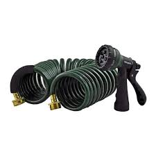 25 ft heavy duty recoil garden hose